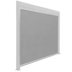 Rideau pour pergola autoportée coloris blanc - 400 cm