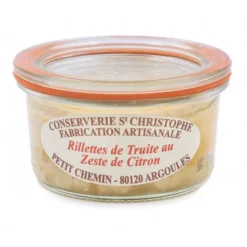 Rillettes de truite au zeste de citron Conserverie St Christophe - 100 g