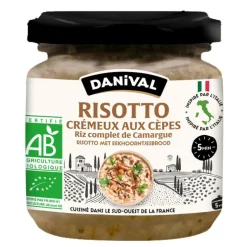 Risotto crémeux aux cèpes bio Danival - 320 g