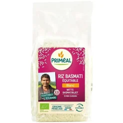 Riz basmati blanc bio en sachet de 1 kg