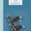 Robinets pour aquarium en plastique coloris noir Zolux Aquaya - x 2