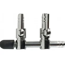 Robinetterie à air en acier, 2 sorties - AQUA NOVA