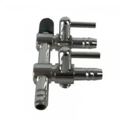 Robinetterie à air en acier, 2 sorties - AQUA NOVA