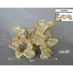 Roche Eau de mer LV neutre Colonisable Grande 45x28x 40 cm