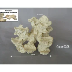 Roche Eau de mer LV neutre Colonisable Céramique H 30 cm