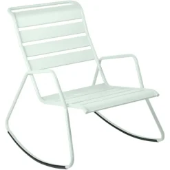 Rocking chair en acier vert menthe glaciale Fermob Monceau - 68 x 78 x 88 cm