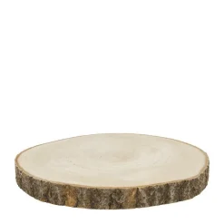 Rondin en bois de paulownia - Ø 25 x H 3 cm