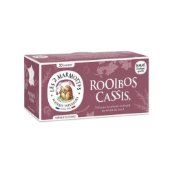 Rooibos cassis bio Les 2 marmottes - 36 g