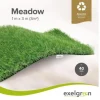 Rouleau de gazon synthétique Meadow 40 mm recyclable coloris vert Exelgreen - 1 x 3 m