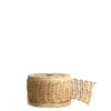 Rouleau ruban beige en jute - 4,5 cm x 3 m