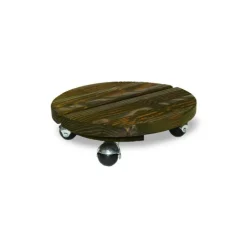 Roule-plante rond en bois vert Louis Moulin Basics - Ø 30 cm