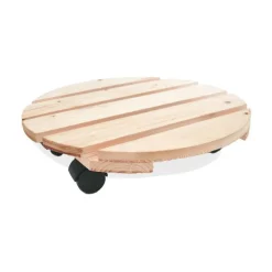 Roule-plante rond en bois brut Louis Moulin Basics - Ø 37,5 cm
