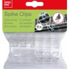 Répulsif anti-pigeons pour gouttière Swissinno Spike clips - Les 6 pièces