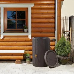 Réservoir avec couvercle brun Graf Madera – 220 L