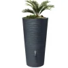 Réservoir d’eau gris graphite avec bac à plante Graf Natura – 210 L