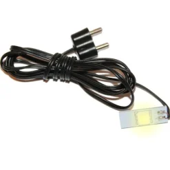 Ruban de LED avec 1 Lumière Blanche 10x1x17 cm Noir