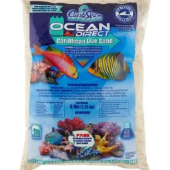 Sable marin naturel, conservé vivant, CARIBSEA Ocean Direct - 2kg