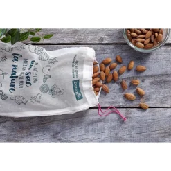 Sac à vrac taille L botanic® en coton bio