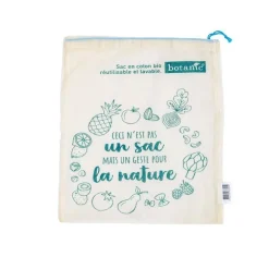 Sac à vrac taille L botanic® en coton bio