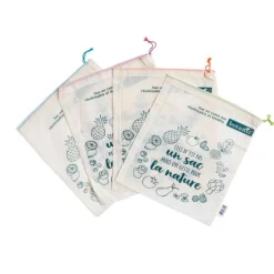Sac à vrac taille L botanic® en coton bio