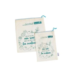 Sac à vrac taille L botanic® en coton bio