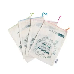 Sac à vrac taille S botanic® en coton bio