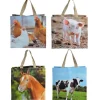 Sac de course animaux ferme 39,5x14,5x40 cm