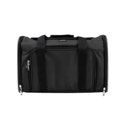 Sac de transport camping noir pour chien Wouapy - 45 x 25 x 28 cm