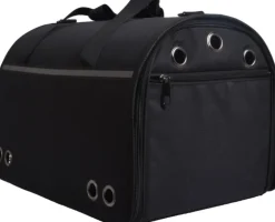 Sac de transport pour chat ou petit chien coloris noir Bobby Week-end - Taille M