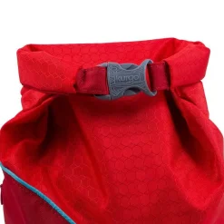 Sac de transport pour croquettes coloris rouge Kurgo
