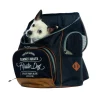 Sac Pack noir pour chien - taille M