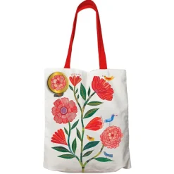 Sac tote bag Cartesdart Pivoines - 34 x 42 cm
