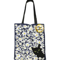 Sac Tote bag Merci maitresse coloris multilcolore Cartes d'Art - 42 x 34 cm