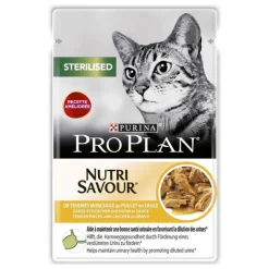 Sachet au poulet pour chat stérilisé Purina Pro Plan – 85 gr