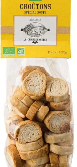 Sachet de croûtons au comté bio Chanteracoise - 100 g