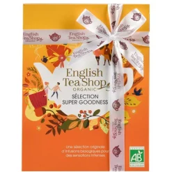 Sachets de thés pyramide prismes super goodness bio English Tea - 12 sachets