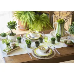 Sagine avec cache-pot Ø 6 cm