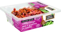 Salade détox chou rouge 2 graines basilic Carte Nature - 160g