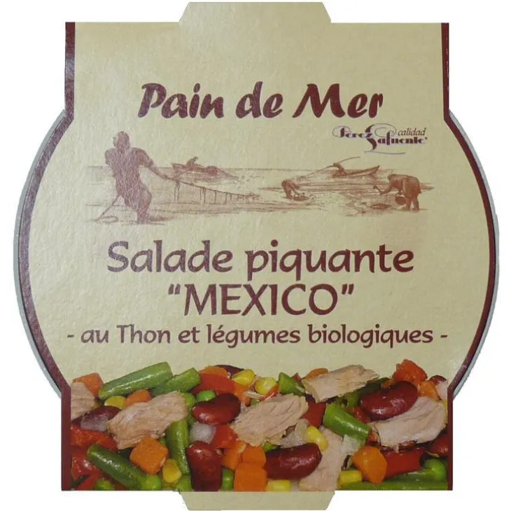 Salade piquante Mexico au thon et légumes biologiques Pain de mer - 250 g