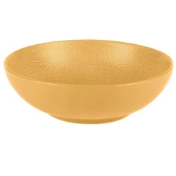 Saladier coloris jaune en grès Vésuvio - Ø 24 cm