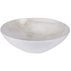 Saladier Mojave coloris beige en grès - Ø 24 cm