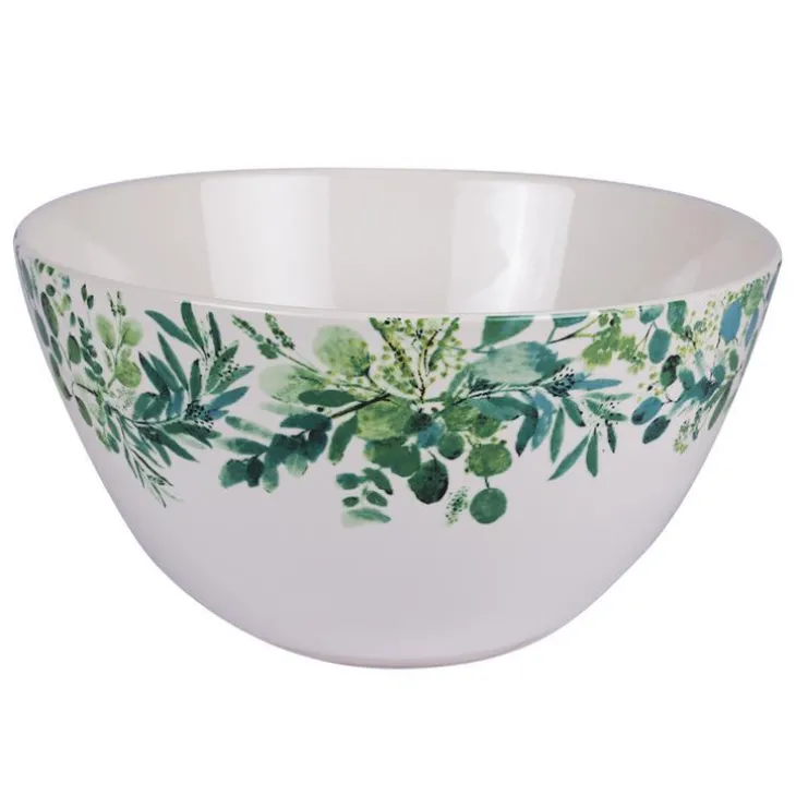 Saladier Natura coloris vert en porcelaine - Ø 25 cm