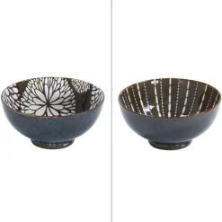 Saladier Penjab coloris marron en porcelaine - Ø 20 cm