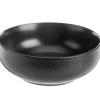 Saladier Vesuvio coloris noir en grès - Ø 16,5 cm