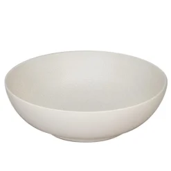 Saladier Vesuvio coloris blanc en grès - Ø 24 cm