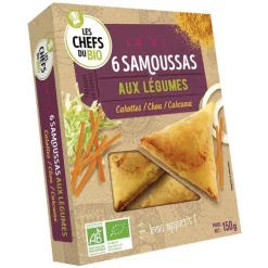Samoussa aux légumes Les p’tits chefs du bio - 150 g