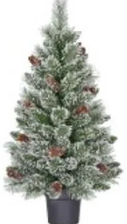 Sapin de Noël artificiel givré Vandans - 90 cm