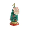 Sapin de Noël sur médaillon de chocolat praliné France Décor - 38 g