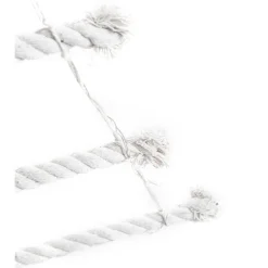 Sapin lumineux LED à lumière fixe blanc - 60 x 80 cm