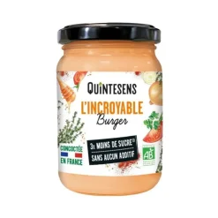 Sauce L'incroyable burger bio Quintesens - 180 g